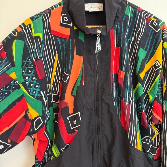 Vintage Aero Dynamics Windbreaker Track Jacket Medium/Large - Picture 6 of 10